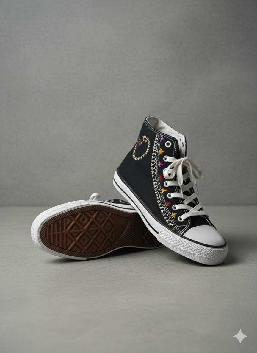 Hand Embroidered Shoes