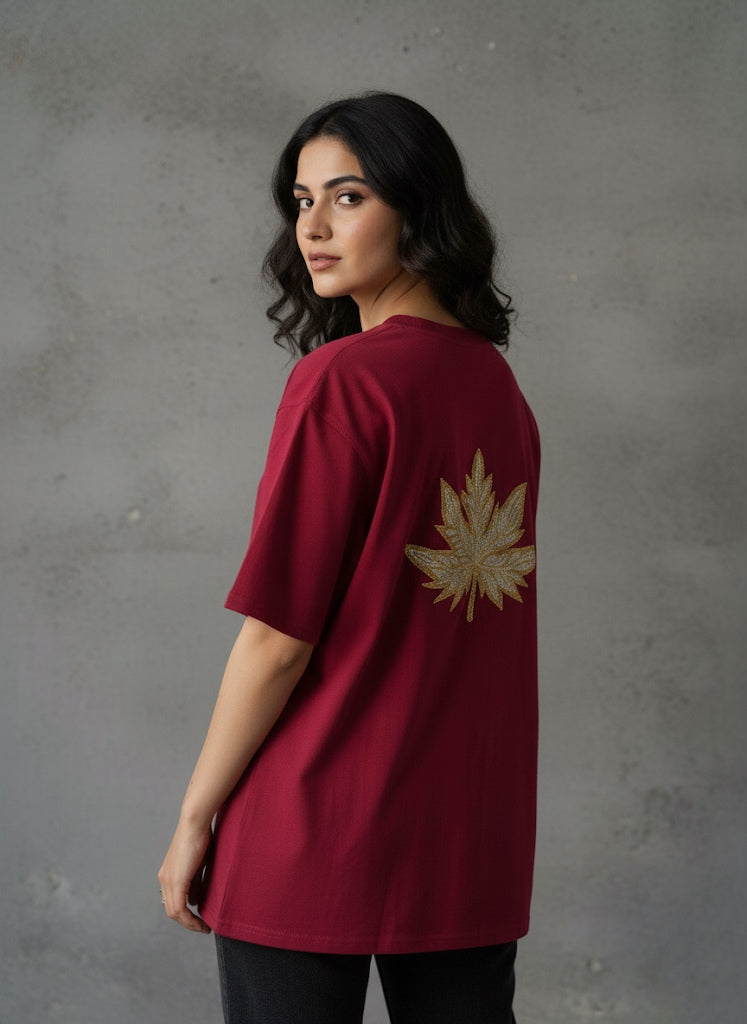 Hand Tilla Exclusive with Chinar Embroidery