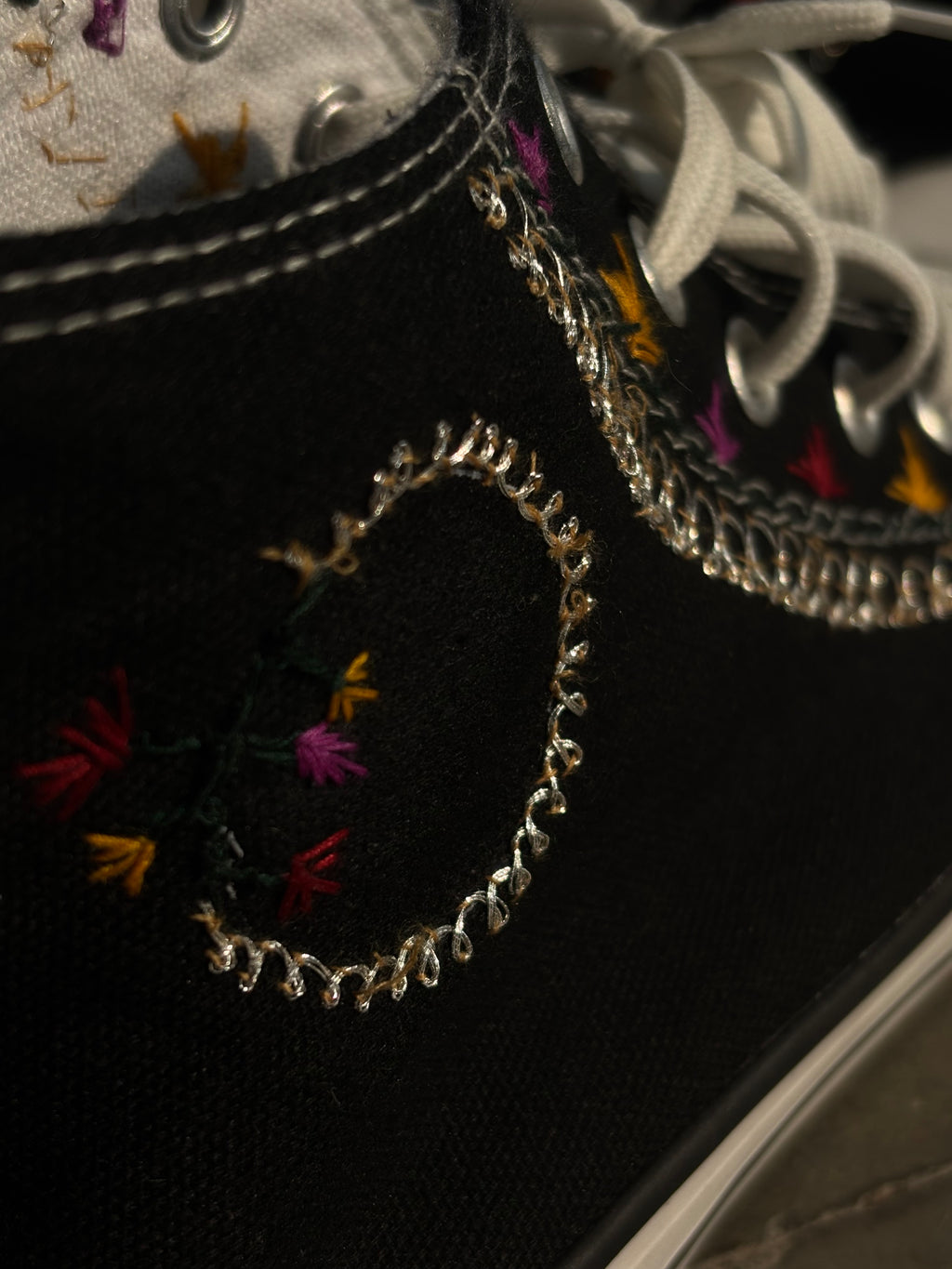 Hand Tilla Canvas Black Shoes
