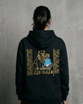HAPATH YARAZ Kashmiri proverb inspired Black Zipper Hoodie