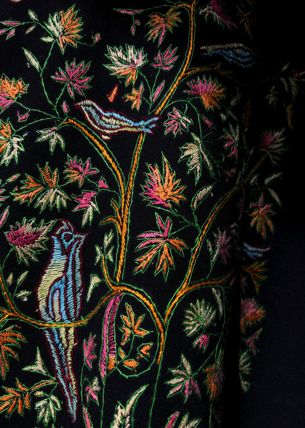 Hand Exclusive Premium Hand Sozni Embroidered Tree of Life Sweatshirt