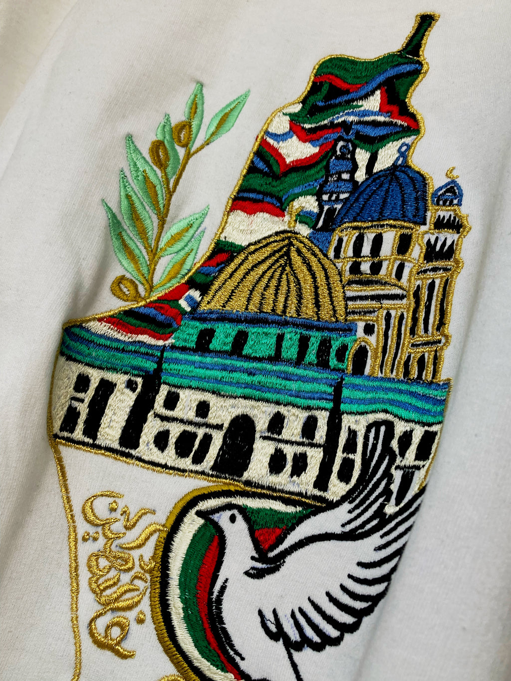 Palestine Map Sweatshirt