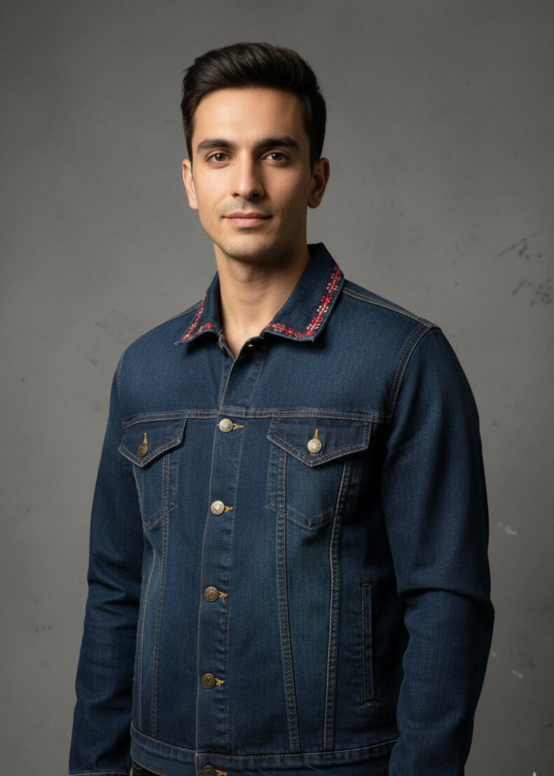 Kashmir Valley Denim Jacket