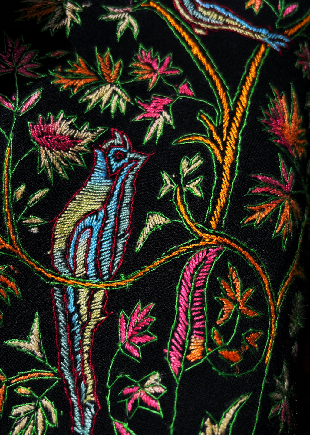 Hand Exclusive Premium Hand Sozni Embroidered Tree of Life Sweatshirt