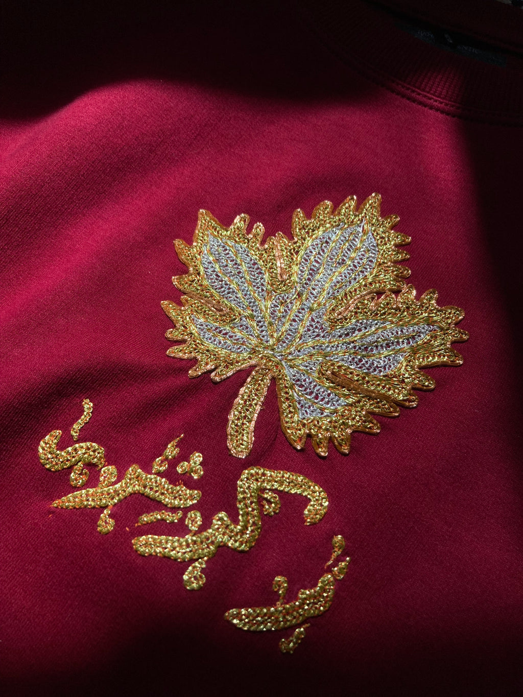 Hand Tilla Exclusive with Chinar Embroidery