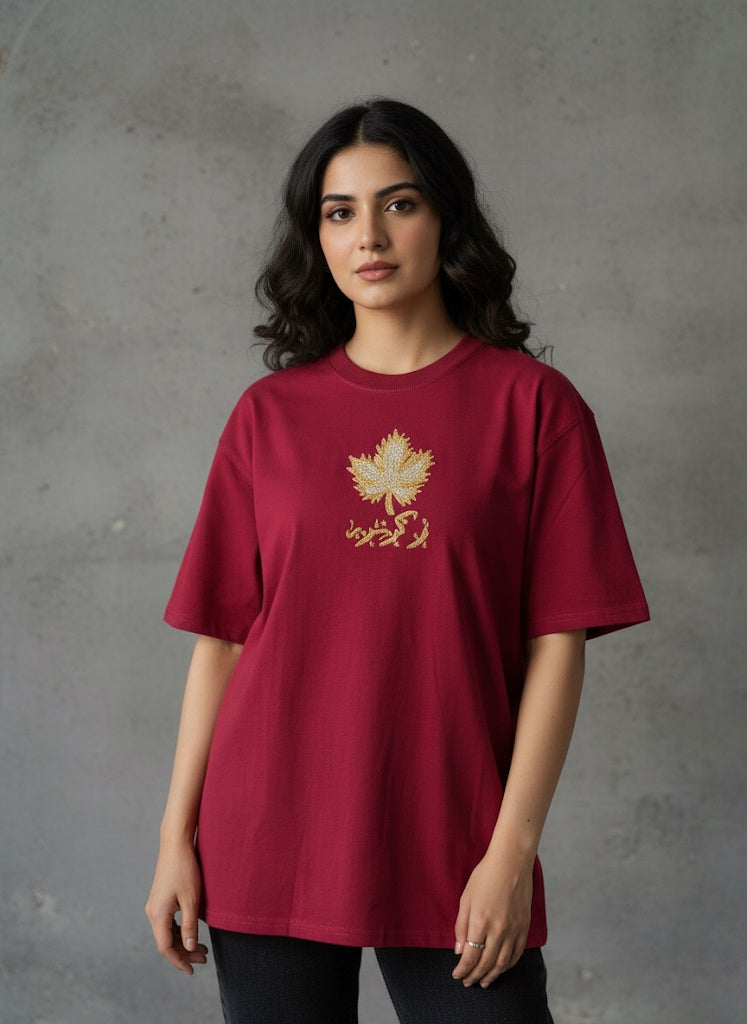 Hand Tilla Exclusive with Chinar Embroidery