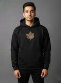 Samavar Embroidered Black Hoodie