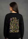 Hand Exclusive Premium Hand Sozni Embroidered Tree of Life Sweatshirt