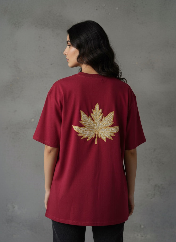 Hand Tilla Exclusive with Chinar Embroidery