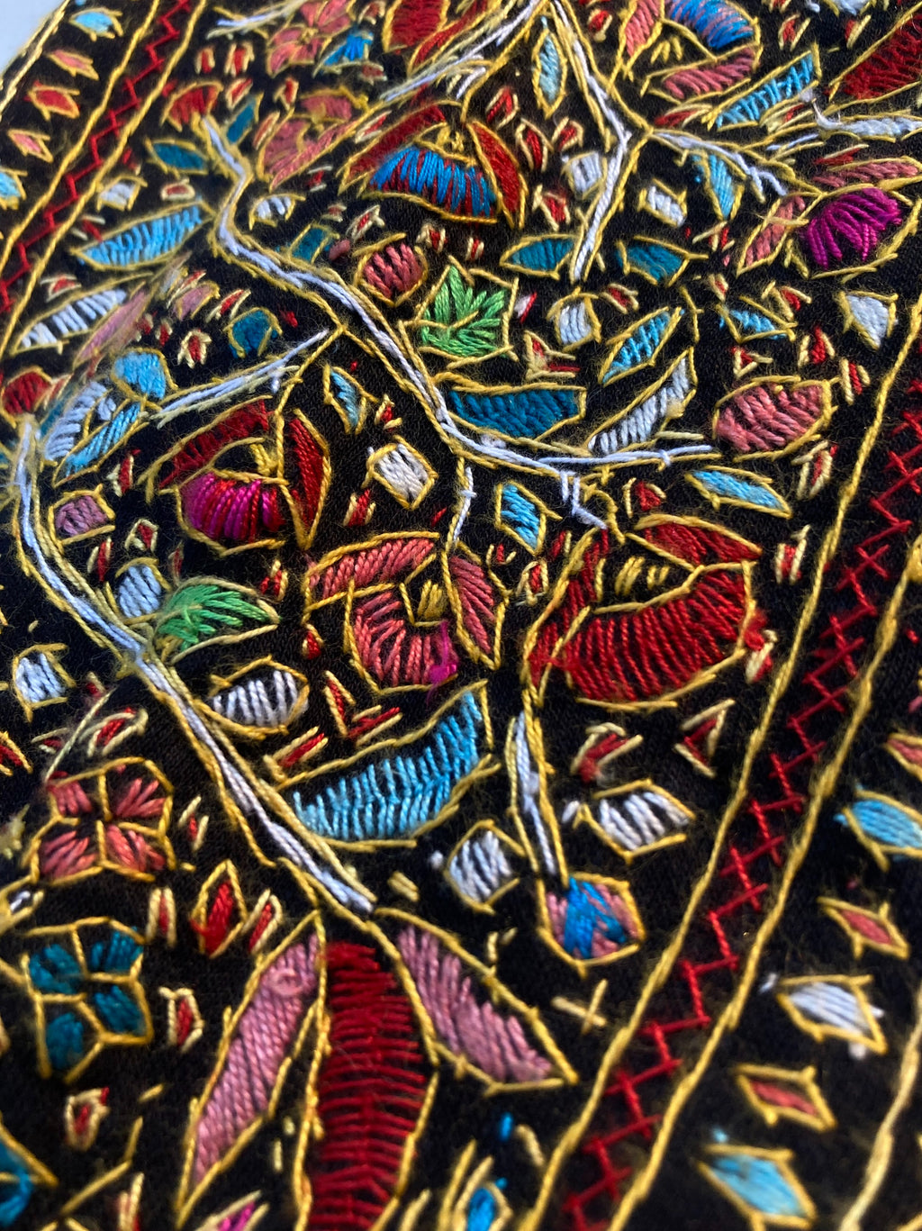 Hand Sozni Exclusive Embroidered Long Hoodie