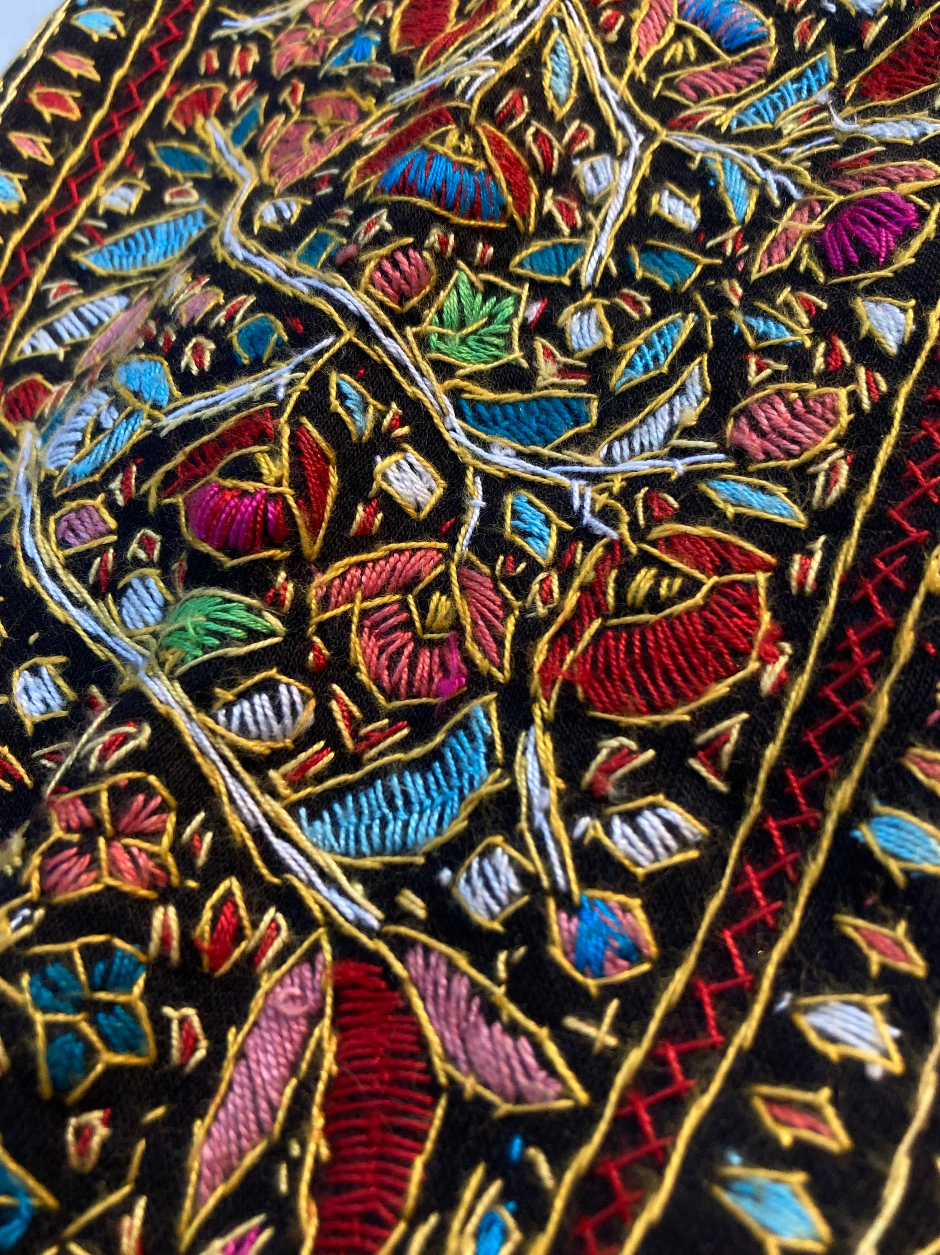 Hand Sozni Embroidered Farsh e Khas Hoodie