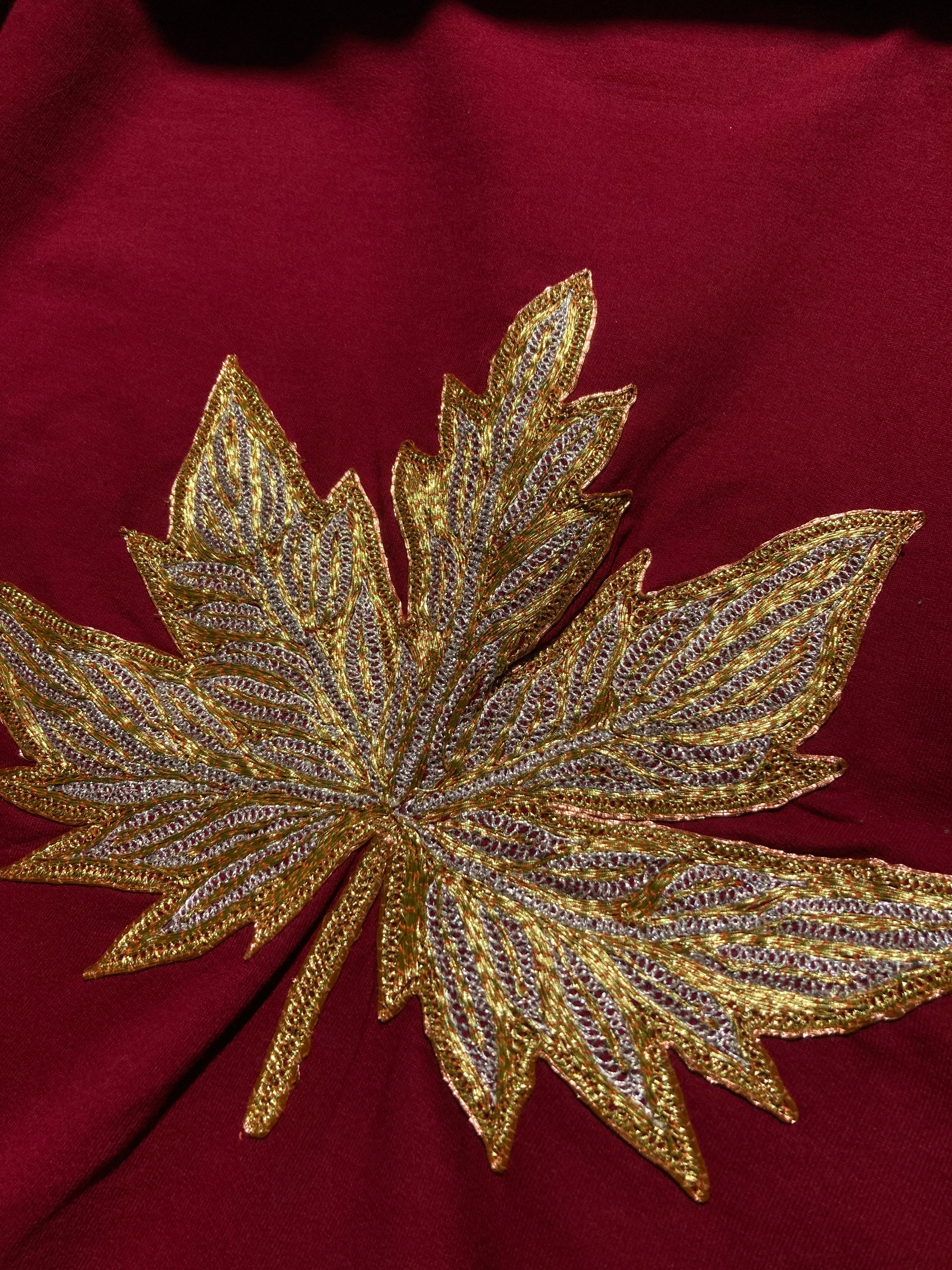 Hand Tilla Exclusive with Chinar Embroidery