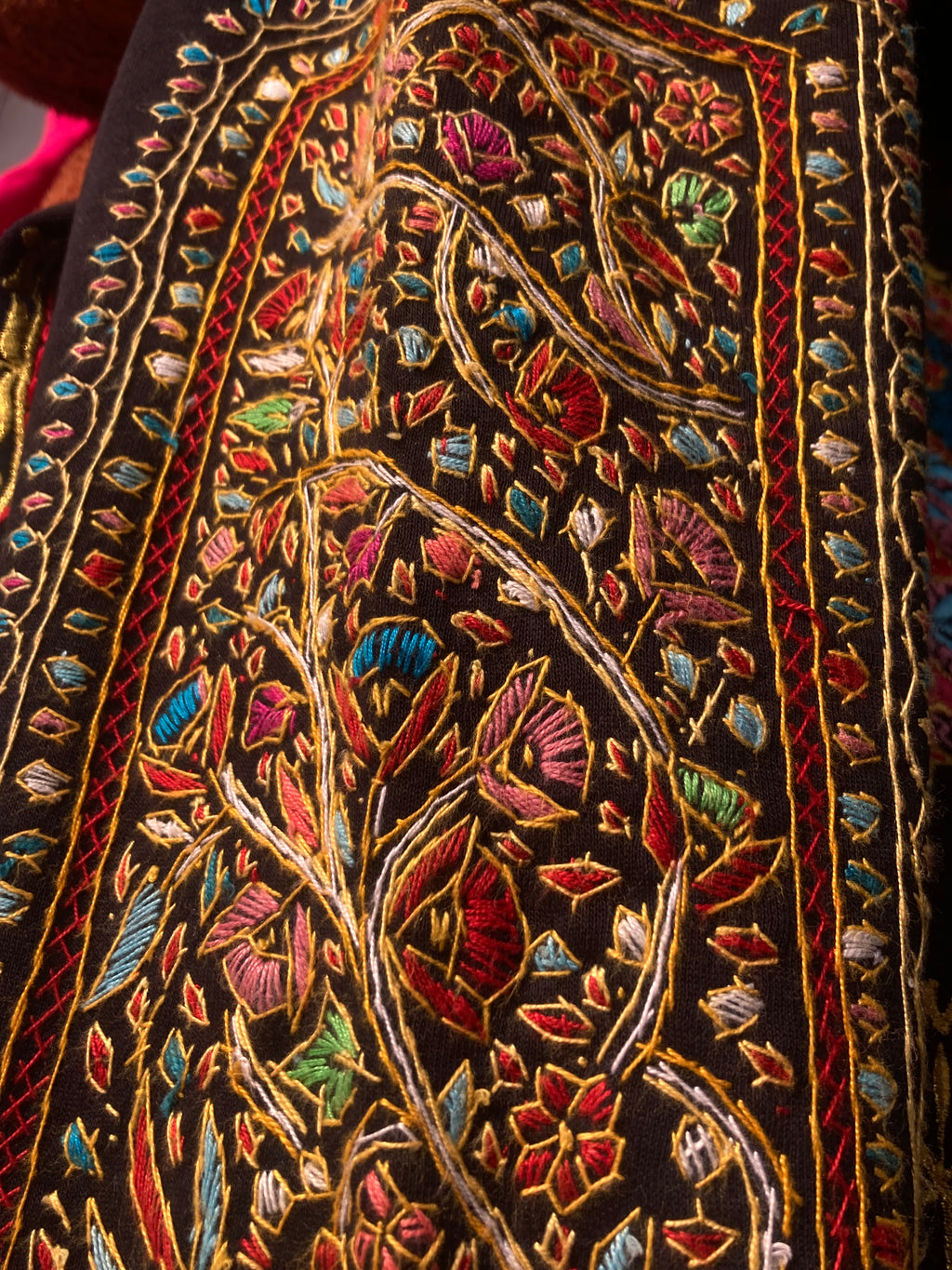 Hand Sozni Exclusive Embroidered Long Hoodie