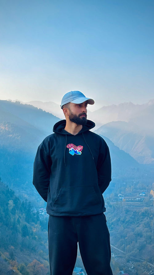Farsh e Khas Navy Blue Hoodie