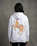 Har châta watan kashmir de Afghan Proverb on Kashmir Inspired White Hoodie
